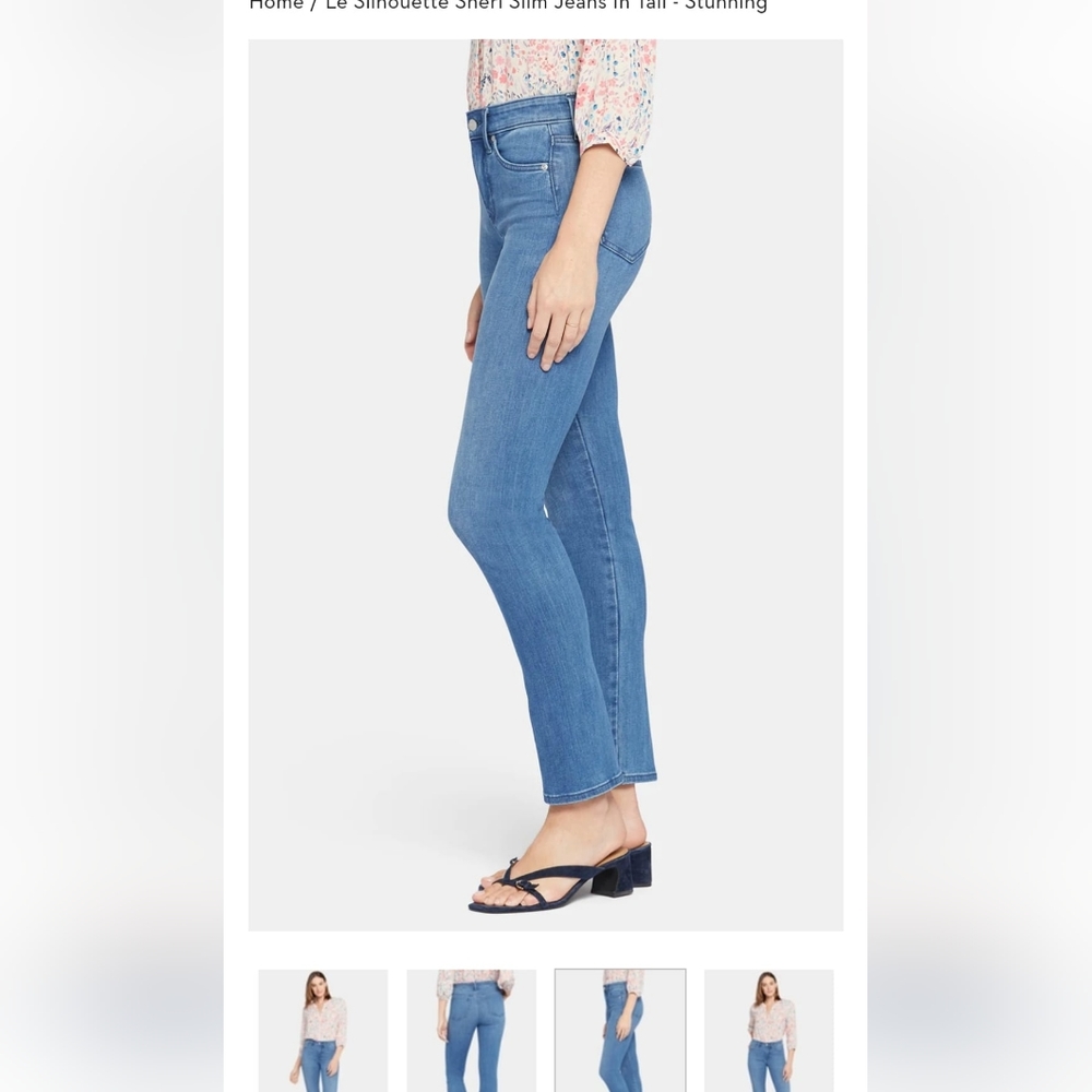 Le Silhouette Sheri Slim Jeans In - Stunning